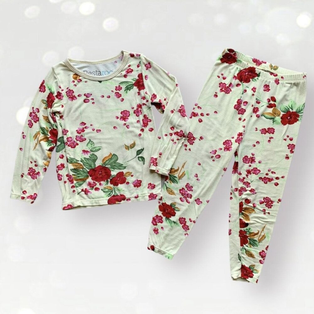 Bestaroo Modal Floral On Yellow Pajamas